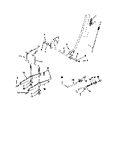 Part Location Diagram of 105767X Weed Eater Lawn tractor deck lift handle lock pin
